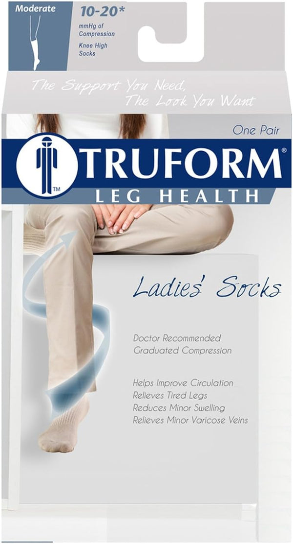 Ladies' Casual Socks, 10-20 mmHg