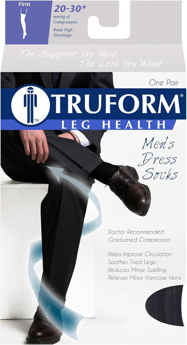 Men's Dress Socks, 20-30 mmHg