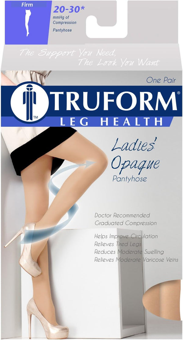 Ladies' Opaque Pantyhose 20-30 mmHg